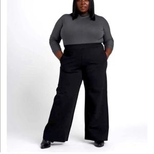 NWT Universal Standard Sloan Wide Leg Ponte Pants S